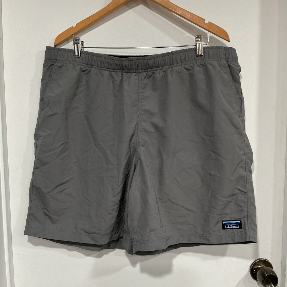L.L. Bean 503783 Classic Sport Shorts, Supplex Fabric, 8" Inseam, Swim, Size XL
